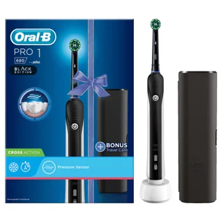 مسواک برقی اورالبی ORAL-B سری CROSS ACTION مدل PRO1 680 همراه جعبه مسافرتی
