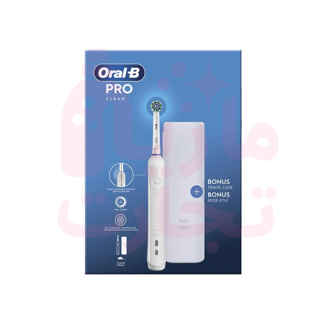 مسواک برقی اورالبی ORAL-B مدل پرو کلین PRO CLEAN همراه جعبه مسافرتی رنگ سفید
