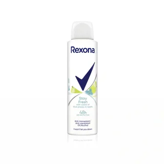 اسپری ضد تعریق رکسونا Rexona مدل stay fresh با رایحه سیب و شقایق آبی حجم ۱۵۰میل