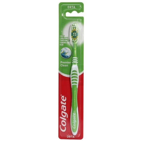 مسواک کولگیت COLGATE مدل PREMIER CLEAN با برس متوسط