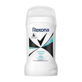 استیک ضدتعریق رکسونا Rexona زنانه مدل INVISIBLE AQUA حجم ۵۰ میل