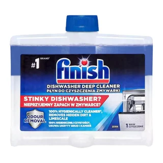 مایع جرمگیر ماشین ظرفشویی فینیش finish اقیانوسی حجم ۲۵۰میل(واردات قانونی ارسال از منطقه آزاد ارس)