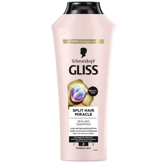 شامپو سر گلیس GLISS مناسب موهای وز و موخوره دار حجم ۴۰۰میل(واردات قانونی ارسال از منطقه آزاد ارس)