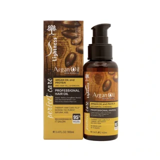روغن مو لایتنس lightness حاوی آرگان حجم ۱۰۰میل(واردات قانونی ارسال از منطقه آزاد ارس)