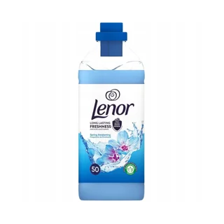 مایع نرم کننده و خوشبوکننده لباس لنور LENOR مدل ۵۰بار مصرف با رایحه گل های بهاری ۱۲۵۰میل