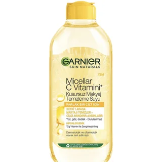 میسلار واتر گارنیر GARNIER مدل ویتامین C حجم ۴۰۰میل(واردات قانونی ارسال از منطقه آزاد ارس)