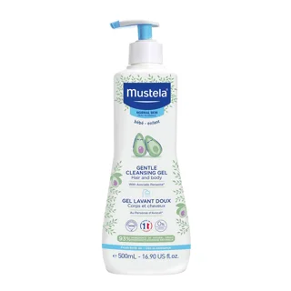 شامپو سر و بدن کودک موستلا mustela حاوی عصاره آووکادو ساخت فرانسه حجم ۵۰۰میل(اصلی)