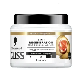 ماسک مو ۴ در ۱ گلیس GLISS مدل REGENERATION حجم ۴۰۰میل(واردات قانونی ارسال از منطقه آزاد ارس)