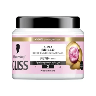 ماسک مو ۴ در ۱ گلیس GLISS مدل BRILLO حجم ۴۰۰میل(واردات قانونی ارسال از منطقه آزاد ارس)