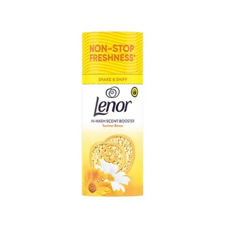 بوستر خوشبو کننده لباس لنور Lenor مدل Summer Breeze رایحه نسیم تابستانی وزن ۱۵۵گرم