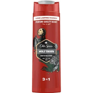 شامپو سر و بدن اولد اسپایس old spice مدل WOLFTHORN حجم۴۰۰میل
