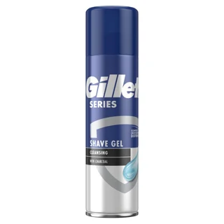 ژل اصلاح ژیلت GILLETTE مدل سریس SERIES حاوی عصاره زغال حجم ۲۰۰میل