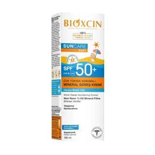 کرم ضد آفتاب کودک بیوکسین با +SPF50 حجم ۱۰۰میل(واردات قانونی ارسال از منطقه آزاد ارس)