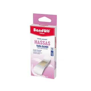 چسب زخم بندوف Banduff مدل HAASAS مناسب پوست حساس بسته ۱۰عددی