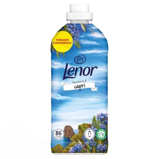 مایع نرم‌کننده و خوشبوکننده لباس لنور Lenor مناسب ۸۶بار استفاده حجم ۱۸۰۶میل