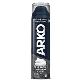 فوم اصلاح آرکو ARKO مدل مشکی BLACK حجم ۲۰۰میل(واردات قانونی ارسال از منطقه آزاد ارس)