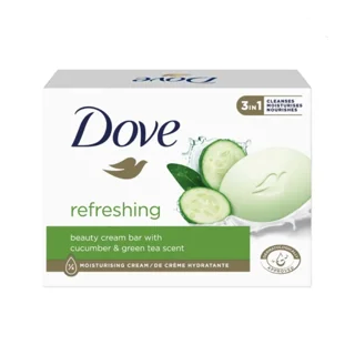 صابون داو Dove مدل Refreshing با رایحه خیار و چای سبز وزن ۹۰گرم