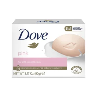 صابون داو Dove مدل صورتی pink نرم و صاف کننده وزن ۹۰گرم