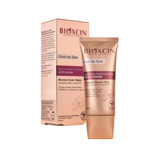 کرم مرطوب‌کننده صورت طلایی بیوکسین BIOXCIN حجم ۵۰میل(واردات قانونی ارسال از منطقه آزاد ارس)