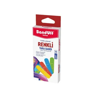 چسب زخم بندوف RENKLI مدل رنگی بسته ۱۰عددی