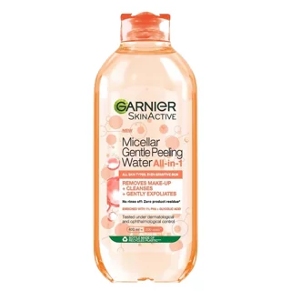میسلار واتر لایه بردار گارنیر مدل peeling حجم 400 میل(واردات قانونی ارسال از منطقه آزاد ارس)