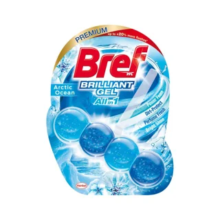 بوگیر توالت فرنگی ژله‌ای برف Bref با رایحه اقیانوسی ۴۲گرم