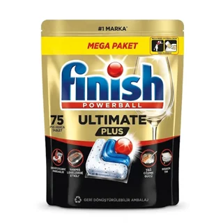 قرص ماشینظرفشویی فینیش finish سری التیمیت پلاس بسته ۷۵عددی(واردات قانونی ارسال از منطقه آزاد ارس)