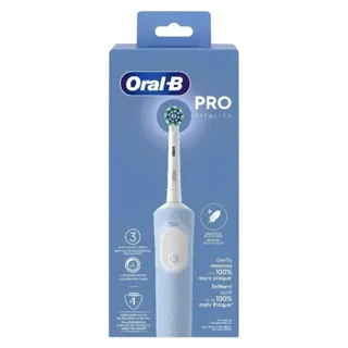 مسواک برقی اورالبی ORAL-B مدل ویتالیتی پرو PRO VITALITY با سری کراس اکشن رنگ یاسی