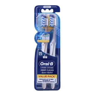 مسواک دوقلو اورالبی ORAL-B مدل DEEP CLEAN سایز مدیم