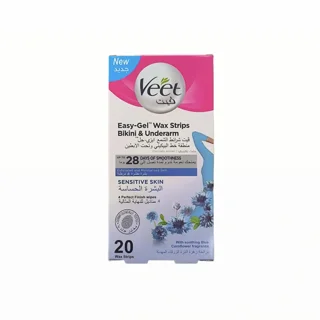 چسب موبر ویت Veet مناسب انواع پوست بسته ۲۰عددی