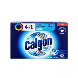 قرص جرمگیر ماشین لباسشویی کالگون calgon بسته ۱۵عددی