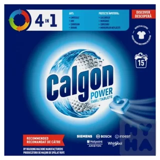 قرص جرمگیر ماشین لباسشویی اروپایی کالگون Calgon بسته ۱۵عددی