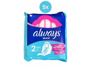 نوار بهداشتی آلویز مکسی always MAXI سایز ۲ سوپر بسته ۹ عددی
