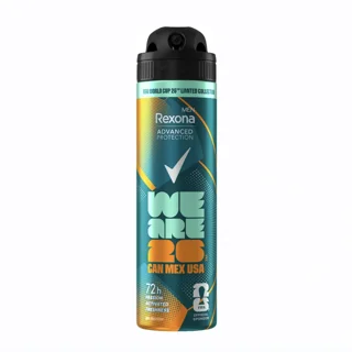 اسپری زیر بغل انگلیسی رکسونا Rexona لیمیتد ادیشن مدل جام جهانی 2026 حجم ۱۵۰میل