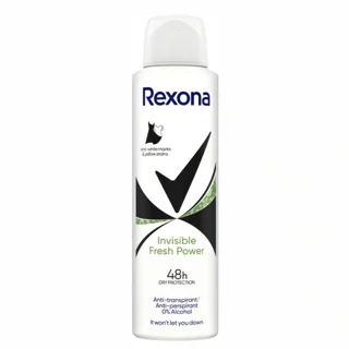 اسپری زیر بغل انگلیسی رکسونا Rexona مدل Invisible Fresh Power حجم ۱۵۰میل
