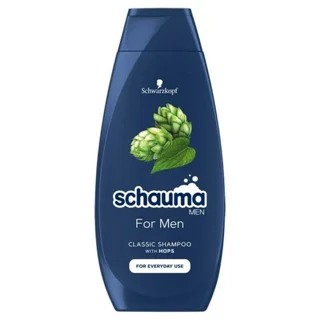 شامپو سر مردانه شاوما schauma مدل FOR MEN با رایحه رازک ۴۰۰میل