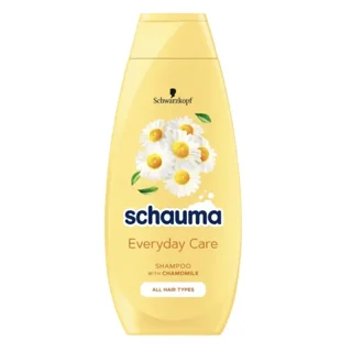 شامپو سر شاوما schauma مناسب انواع مو با رایحه گل بابونه ۴۰۰میل
