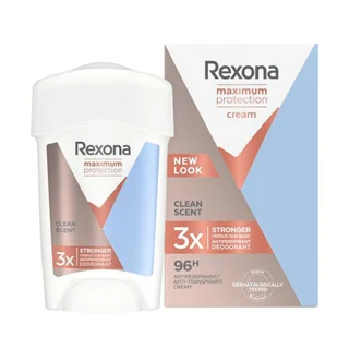 استیک زیر بغل زنانه رکسونا Rexona سری ماکزیموم پروتکشن ۹۶H مدل CLEAN SCENT حجم ۴۵ میل