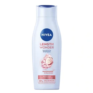 شامپو سر نیوا NIVEA مدل LENGH WONDER تقویتی و ضد شکنندگی مو حاوی نیاسینامید ۴۰۰میل