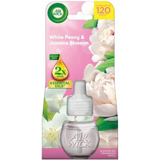 یدک دستگاه خوشبوکننده هوا ۱۲۰ روزه ایرویک AIR WICK مدل WHITE PEONY & JASMINE BLOSSOM حجم ۱۹میل