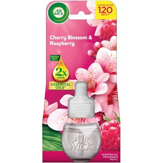 یدک دستگاه خوشبوکننده هوا ۱۲۰ روزه ایرویک AIR WICK مدل CHERRY BLOSSOM & RESPBERRY حجم ۱۹میل