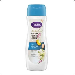 شامپو سر 2in1 دورو DURU حاوی عصاره گل سوسن سفید حجم ۶۰۰ میل