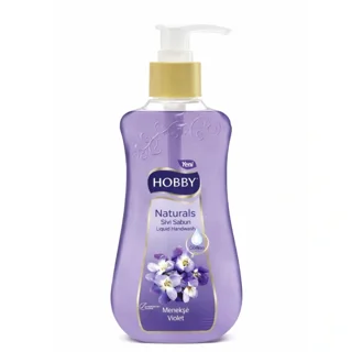 مایع دستشویی هوبی HOBBY مدل Naturals با رایحه گل حجم ۴۰۰ میل