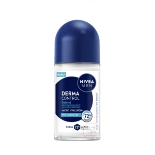 مام رولی مردانه ۷۲ ساعته نیوا NIVEA مدل DERMO CONTROL حجم ۵0 میل