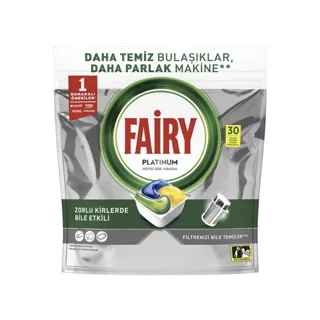 قرص ماشین ظرفشویی فیری FAIRY مدل پلاتینیوم بسته ۳۰ عددی