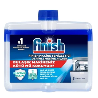 مایع جرمگیر ماشین ظرفشویی فینیش finish اقیانوسی حجم ۲۵۰میل(واردات قانونی ارسال از منطقه آزاد ارس)