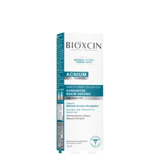 سرم ضد جوش بیوکسین BIOXCIN مدل ACNIUM مناسب پوست چرب و جوش دار حجم ۱۵ میل
