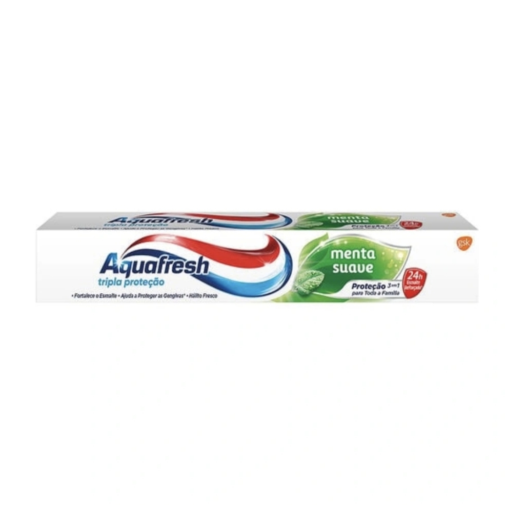 خمیردندان محافظت سه گانه آکوافرش Aquafresh با رایحه نعناع شیرین حجم ۷۵ میل