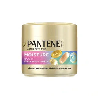 ماسک مو تقویتی پنتن PANTENE مدل MOISTURE BOOST مناسب استفاده شب و روز حجم ۳۰۰ میل