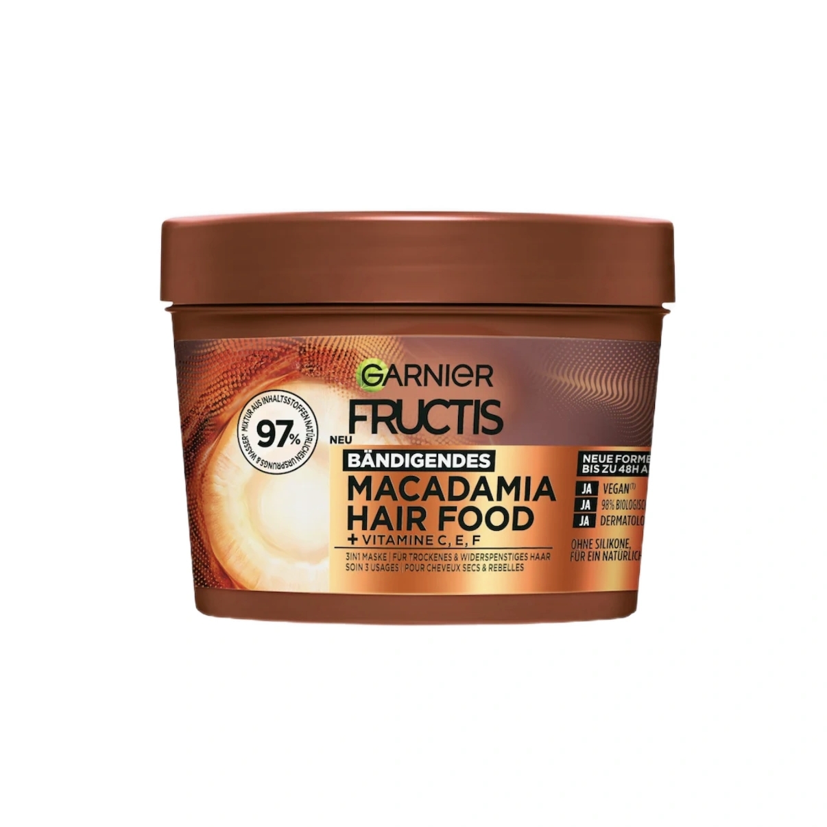 ماسک مو گارنیر GARNIER سری FRUCTIS حاوی عصاره ماکادا حجم ۴۰۰ میل